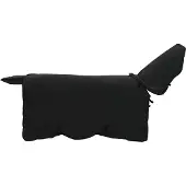 vidaXL Paardendeken Zwart 75 cm Polyester Fleece