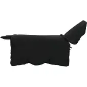 vidaXL Paardendeken Zwart 135 cm Polyester