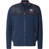 Jan Vanderstorm +FIT Collectie sweatvest RADORM blauw male | Maat: 7XL