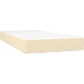 Syfax Pocketveringmatras medium 120x190x20 cm stof crèmekleurig