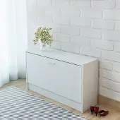 Prolenta Maison Exclusive - Bureau met lade en kast, wit, 100x40x73 cm