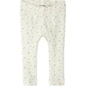 Lil’ Atelier Leggings 'NBFGago' olijfgroen / rosa / wit