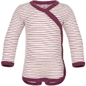 Engel - Kid's Baby-Wickelbody Langarm - Merino-ondergoed 50/56, roze