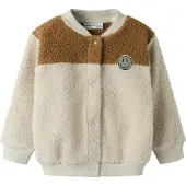 Name it - Kid's Ballas L/S Teddy Card - Cardigan 86, beige