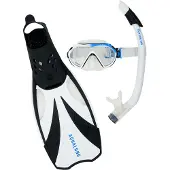 Aqua Lung Snorkelset - Adult - Compass - Black/White - - XL - XLarge - Snorkels
