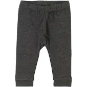 Minymo Leggings - Bamboe - Antraciet Grijs - - 68 - Leggings
