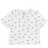ONLY GIRLS Shirt 'KOGBella' rood / wit