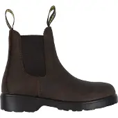 Bisgaard Laarzen 'Kim' chocoladebruin / zwart / wit