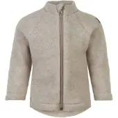 Mikk-Line Cardigan - Wolle - Melange Offwhite - - 3 Jahre (98) - Cardigans