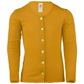 Engel Cardigan - Wolle/Seide - Safran - - 8 Jahre (128) - Cardigans