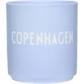Design Letters favoriete mok Danish Words 25 cl Blue