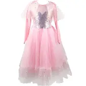 Great Pretenders Kostüm - Prinzessinnenkleid - Rosa m. Paillette - - 5-6 Jahre (110-116) - Kostüme