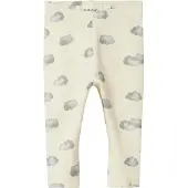 Lil´ Atelier Leggings 'NBNLayo' lichtbeige / grijs / donkergrijs