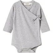 MarMar COPENHAGEN Baby Rompers Belita - Lichtgrijs - Maat 62