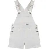 Levi's Tuinbroek - Denim - Shortall - White Alyssum - - 6 jaar (116) - Tuinbroeken