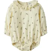 Name it Rompertje/body lichtgeel / olijfgroen / mauve / wit