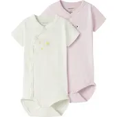 Name it Rompertje/body 'NBFVUBIE' crème / rosé