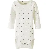 Lil´ Atelier BABY romper offwhite/rood Ecru Meisjes Stretchkatoen Ronde hals - maat 86