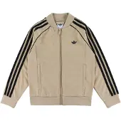 Adidas Sweatvest 'SST Track' crème / zwart