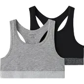 Name it BH grijs gemêleerd / zwart