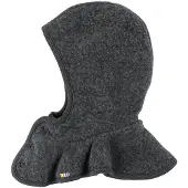 Joha Schlupfmütze - Wolle/Baumwolle - 2-lagig - Dunkelgrau - - 50 cm - Schlupfmützen - Doppel