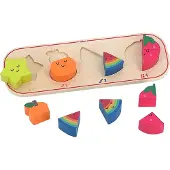 Vilac - Puzzle 10 pcs - Four Fruits (7424)