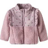Name it Tussenjas 'NBFMinna' groen / sering / rood