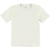 Engel - Kinder Unterhemd S/S - Merino-ondergoed 116, grijs