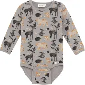 Minymo Body l/ä - AOP - Sweat - Cloudburst - - 62 - Body L/Ä