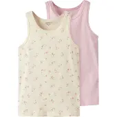 Name it Onderhemd crème / groen / rosa / oudroze
