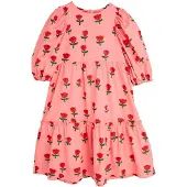 Mini Rodini Jurk - Roses AOP-bladerdeeg - Roze - - 2-3 jaar (92-98) - Jurken