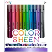 Ooly - Color Sheen - Metallic gelpennen - 12 Stuks