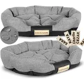 AIO Factory Hondenbed, 100x75 cm, gepersonaliseerd, waterdicht, grijs