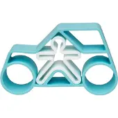 Dena textile productions 1 Car + 1 Kid Blue Pastel