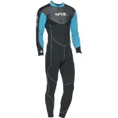 Seac Neoprenanzug - Snese Man 3 mm - Schwarz/Blau - - L - Large - Neoprenanzüge