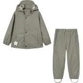 Mini A Ture - Kid's Matreinar Rain Set - Regenset 104, grijs