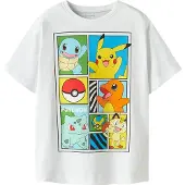 Name it Shirt 'NKMDAMS POKEMON' blauw / geel / oranje / wit