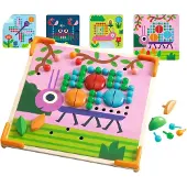 Djeco Mozaïekspel - Kleine dieren - - OneSize - Spellen