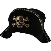 Den Goda Fen piratenhoed deluxe - verkleedhoed voor kinderen 35cm.