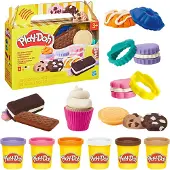 Play-Doh Kleine Bakkerij Speelset, Speelkeuken Speelgoed, Zoete Traktaties Set