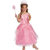 Disguise Glinda Deluxe Peuterkostuum Roze 5-6 Years