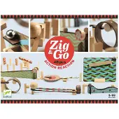 Djeco Kugelbahn - 48 Teile - Zig & Go - Holz - - One Size - Kugelbahn