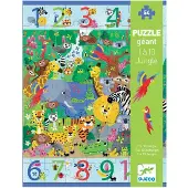 Djeco Jungle Puzzel, 54 stukjes