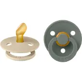 BIBS Fopspeen 0-6 Maanden Anatomic Vanilla/Pine