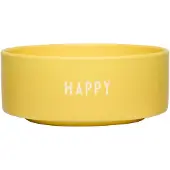Design Letters snoepschaal Ø12 cm Yellow