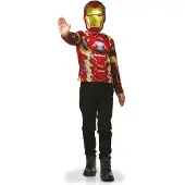 Rubies FRANCE - Iron Man top en masker voor kinderen