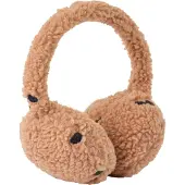 Liewood teddy oorwarmers Albero bruin All over print