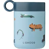 Liewood Lunchbox Kiani Food Jar Fun / Beach Blue
