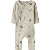 Name it Rompertje/body 'NBNTOLLA' sand / bruin / zwart / wit