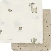 Done by Deer Spucktücher - 2er-Pack - Lalee - Sand - - One Size - Spucktücher